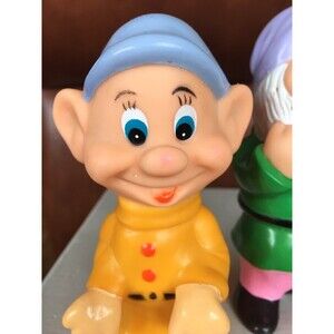 Rare Vintage Disney Seven Dwarfs Dolls